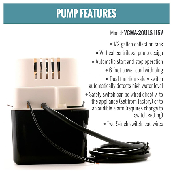 Automatic Condensate Removal Pump